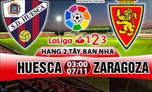 Nhận định Huesca vs Zaragoza 03h00 ngày 7/11 (Hạng 2 Tây Ban Nha)