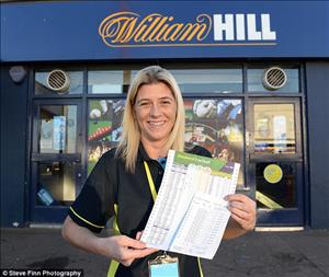 Ăn xiên 12, bà nội trợ đặt 1 thắng .... 600 nghìn bảng