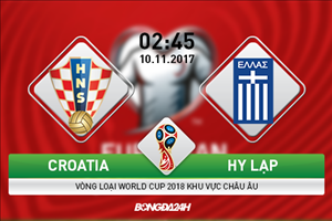 Croatia vs Hy Lạp (2h45 ngày 10/11): Đừng đùa với những vị thần