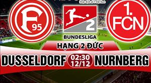 Nhận định Dusseldorf vs Nurnberg 02h30 ngày 12/12 (Hạng 2 Đức 2017/18)
