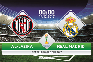 Al Jazira 1-2 Real Madrid: Nhờ VAR, Los Blancos may mắn vào CK FIFA Club World Cup 2017