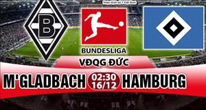 Nhận định Gladbach vs Hamburg 02h30 ngày 16/12 (Bundesliga 2017/18)