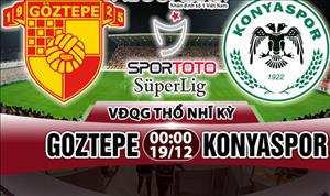 Nhận định Goztepe vs Konyaspor 00h00 ngày 19/12 (VĐQG Thổ Nhĩ Kỳ)