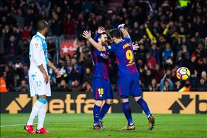 Thấy gì sau chiến thắng tưng bừng 4-0 của Barca trước Deportivo?