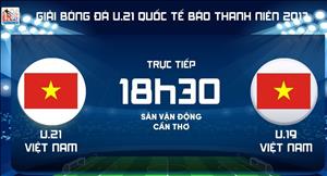 Tổng hợp: U19 Việt Nam 1-4 U21 Việt Nam (U21 quốc tế 2017)