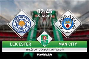 Leicester City vs Man City (2h45 ngày 20/12): Đơn giản là không thể cản