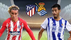 Nhận định Atletico Madrid vs Sociedad 22h15 ngày 2/12 (La Liga 2017/18)