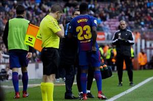 Trụ cột Barca chấn thương nặng, lỡ El Clasico
