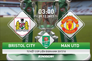 Bristol City vs M.U (3h ngày 21/12): Cơ hội thử nghiệm của Mourinho