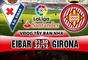 Nhận định Eibar vs Girona 1h30 ngày 22/12 (La Liga 2017/18)