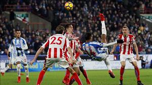 Tổng hợp: Huddersfield 1-1 Stoke (Vòng 20 Premier League 2017/18)