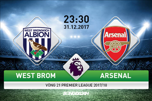 West Brom 1-1 Arsenal (KT): Pháo thủ khép lại năm 2017 bằng trận hòa thất vọng