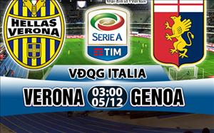 Nhận định Verona vs Genoa 03h00 ngày 05/12 (Serie A 2017/18)