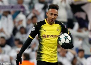 Dortmund thất vọng vì Arsenal trả giá quá thấp cho Aubameyang