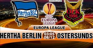Nhận định Hertha Berlin vs Ostersunds 03h05 ngày 8/12 (Europa League 2017/18)