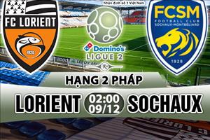 Nhận định Lorient vs Sochaux 02h00 ngày 9/12 (Hạng 2 Pháp 2017/18)