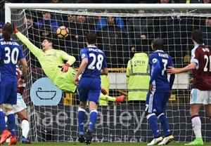 Hòa Burnley, Courtois vẫn cảm thấy hạnh phúc