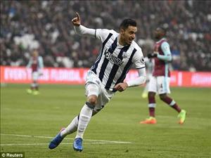 Tổng hợp: West Ham 2-2 West Brom (Vòng 25 NHA 2016/17)