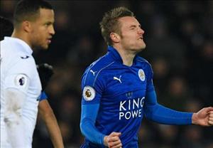 Leicester lập kỷ lục tệ hại sau khi thua trắng Swansea