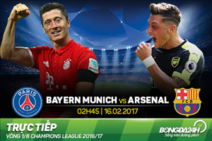 Bayern Munich 5-1 Arsenal (KT): Hùm xám oai hùng thảm sát Pháo thủ tại sào huyệt