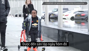 Câu chuyện xúc động về một bệnh nhi yêu Man Utd