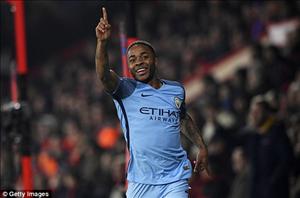 Tổng hợp: Bournemouth 0-2 Man City (Vòng 25 NHA 2016/17)