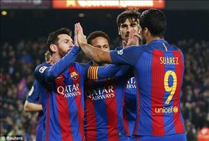 Tổng hợp: Barca 2-1 Leganes (Vòng 23 La Liga 2016/17)