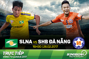 SLNA 2-1 SHB Đà Nẵng (KT): Siêu phẩm giúp chủ nhà ngược dòng ấn tượng