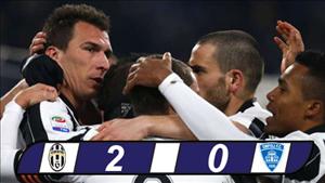 Juventus 2-0 Empoli: Băng băng về đích