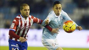 Nhận định Gijon vs Celta Vigo 00h30 ngày 27/2 (La Liga 2016/17)