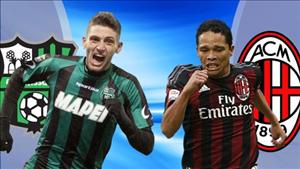 Nhận định Sassuolo vs AC Milan 21h00 ngày 26/2 (Serie A 2016/17)