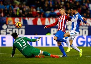 Tổng hợp: Atletico Madrid 2-0 Leganes (Vòng 21 La Liga 2016/17)