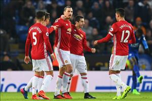 Những điểm nhấn sau chiến thắng dễ dàng của M.U trước Leicester