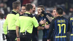 Inter Milan bị treo giò 2 trụ cột sau trận thua Juventus