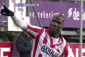 Anh trai tiền vệ Pogba đánh đầu ghi 2 bàn ở phút bù giờ