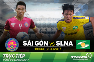 Sài Gòn 3-1 SLNA (KT): Chấm dứt mạch không thắng