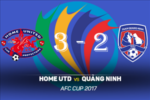 Tổng hợp: Home 3-2 Quảng Ninh (AFC Cup 2017)
