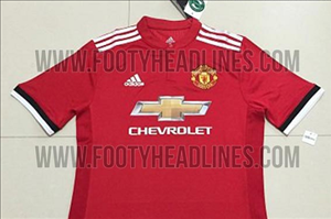 Xuất hiện mẫu áo đấu mới mùa giải 2017/18 được cho là của Man Utd