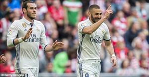 Tổng hợp: Bilbao 1-2 Real Madrid (Vòng 28 La Liga 2016/17)