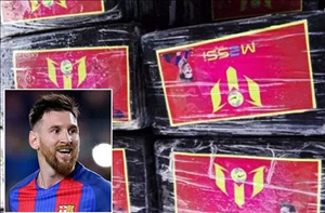 Cảnh sát Peru bắt giữ hơn 1 tấn ma túy được dán nhãn Lionel Messi