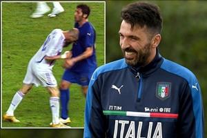 Sắp giải nghệ, Buffon muốn húc vào người đối thủ như Zidane