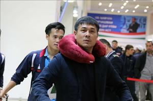 ĐT Việt Nam mệt mỏi có mặt ở Tajikistan