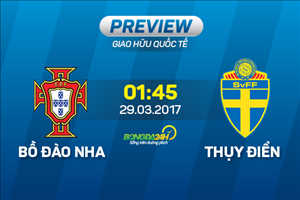 Bồ Đào Nha vs Thụy Điển (01h45 ngày 29/03): Cơn điên của Ronaldo