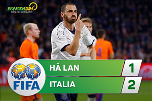 Tổng hợp: Hà Lan 1-2 Italia (Giao hữu quốc tế)
