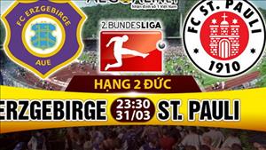 Nhận định Erzgebirge vs St.Pauli 23h30 ngày 31/3 (Hạng 2 Đức 2016/17)