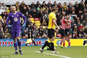 Tổng hợp: Watford 3-4 Southampton (Vòng 27 NHA 2016/17)