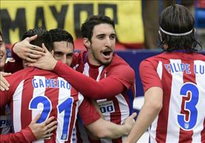 Tổng hợp: Atletico Madrid 3-0 Valencia (Vòng 26 La Liga 2016/17)