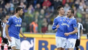 Tổng hợp: Udinese 1-1 Juventus (Vòng 27 Serie A 2016/17)