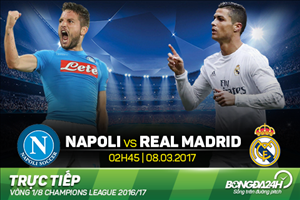 Napoli 1-3 (2-6) Real Madrid: Ngày siêu trung vệ Ramos lên thần