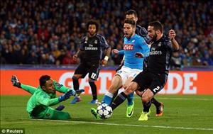 Những con số ấn tượng sau trận đấu Napoli 1-3 Real
